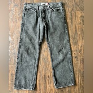 Levi’s 505 Straight Fit Black Jeans 34x25